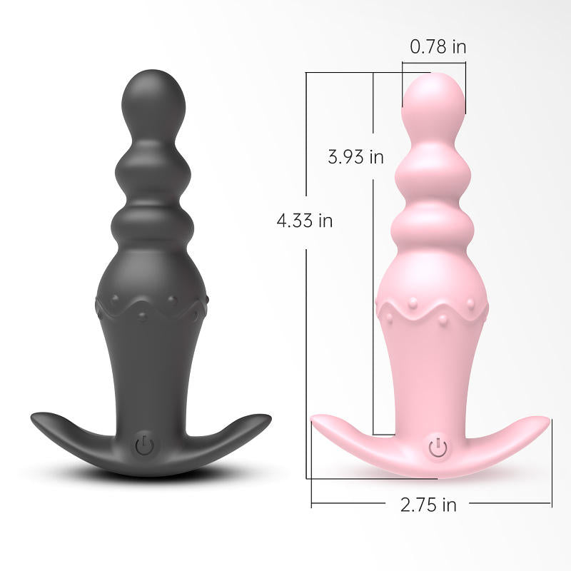 Remote Control Strap on Anal Plug Vibrator 10 Frequency Vibration Anal Beads Vibrator Butt Plug Stimulation Sex Toys for Woman