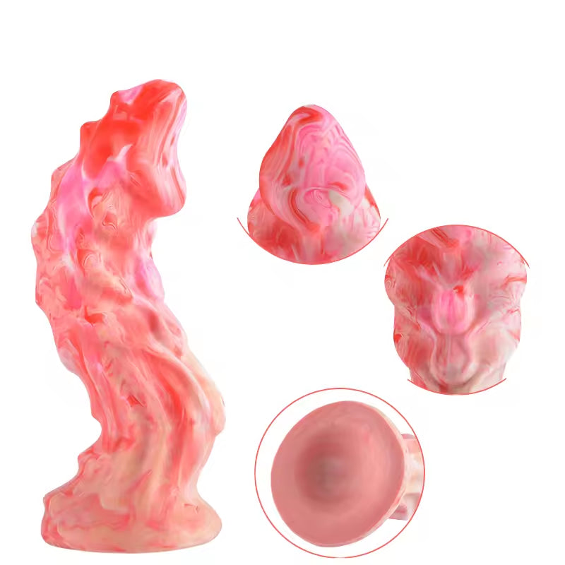 7.1 Inch Monster Big Dildo Liquid Silicone Huge Dildo Adult Sex Toys Dragon Dildo Vaginal and Anal Stimulator Sex Toy for Women