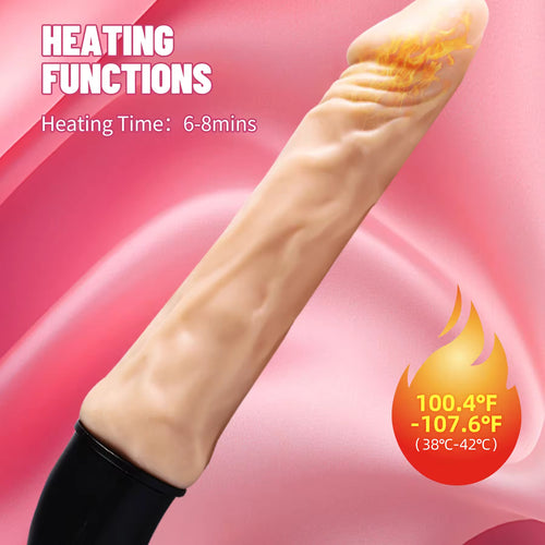 3 in 1 Silicone Dildo Vibrator for Women 12 Frequency Vibration Can Heating up to 38-42℃ Free Bending Sex Toys for Women and Men adult toys