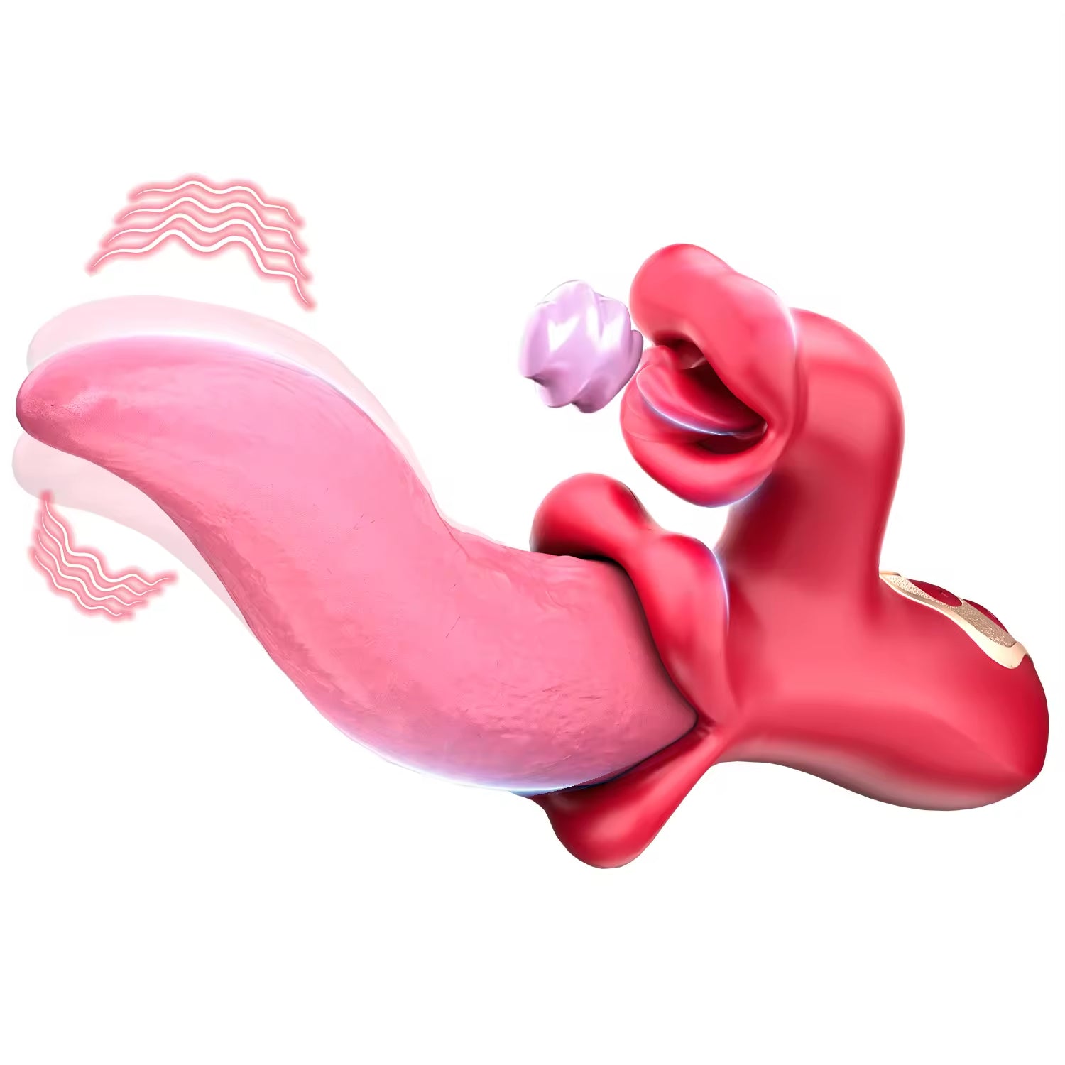 APP Control 2 in 1 Tongue Licking Vibrators Sex Toys Vaginal Stimulation 9 Frequency Vibration Masturbation Adult Toys for Women