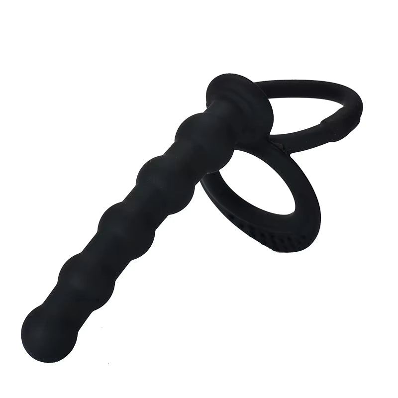 Silicone Cock Ring for Men Male Prostate Adult Sex Toys Anal Plug Penis Ring Extender Cock Rings Sex Toys for Men