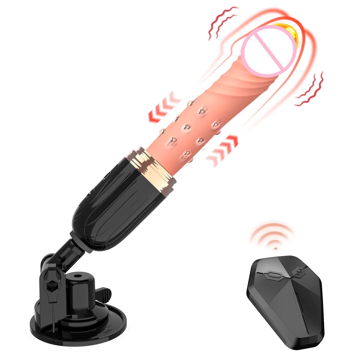 Wireless Remote Control Sex Machine for Women Masturbation 10 Frequency Vibration Heating Dildo Vibrator Sex Toys for Women
