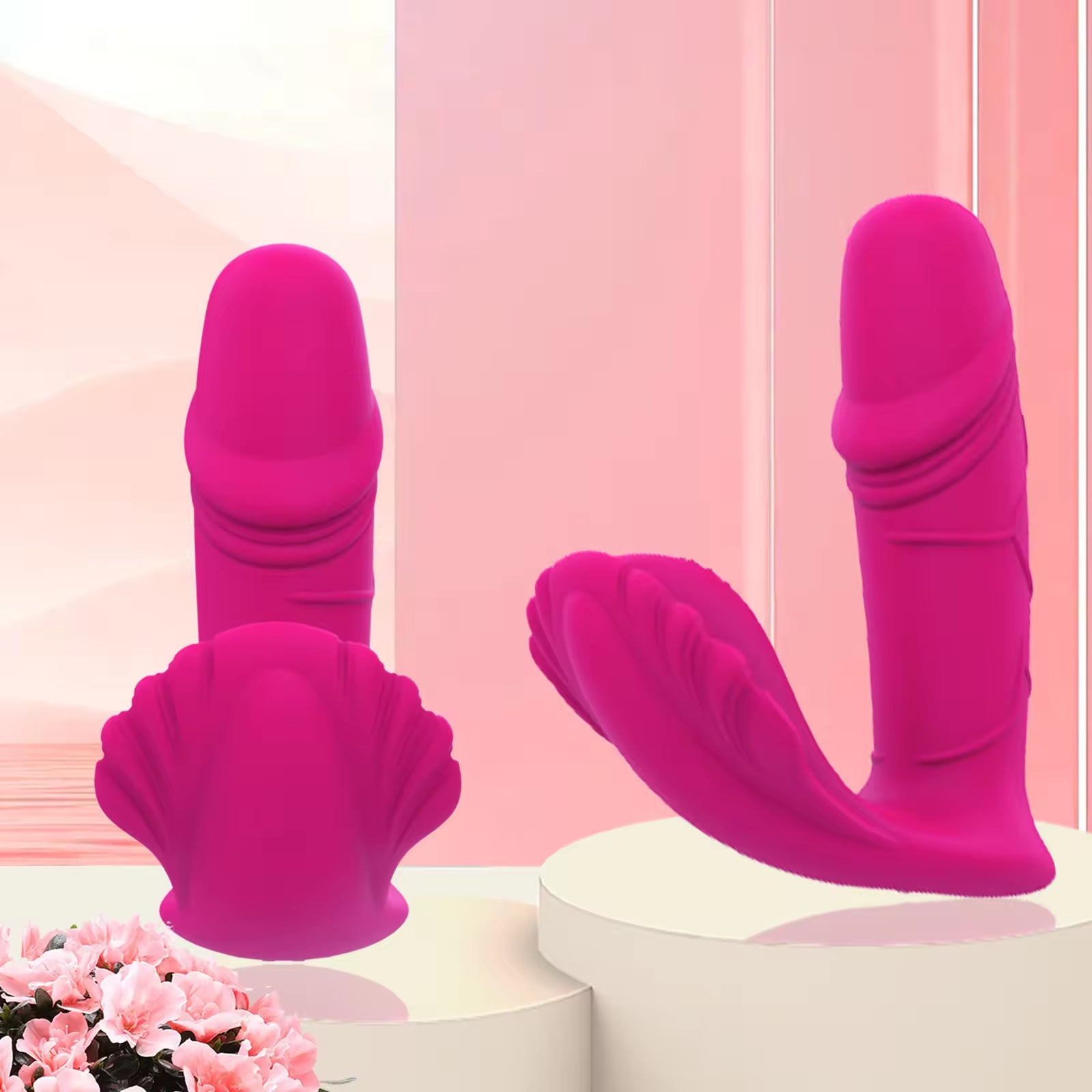 Remote Control Female Wearable Dildo Vibrator for Women Vaginal Stimulation Adult Sex Toys Panties Vibrating Adult Toys for Women