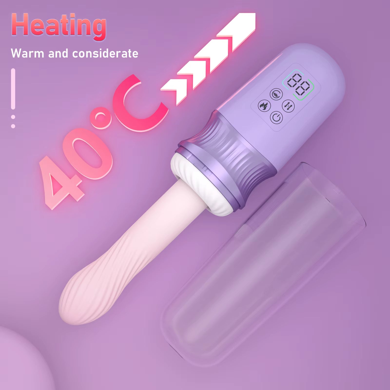 APP Control Sex Toy Machine for Women 7 Vibration Modes Sex Toy Machine Heating Dildo Vibrator Sex Toys for Women Adult Toys