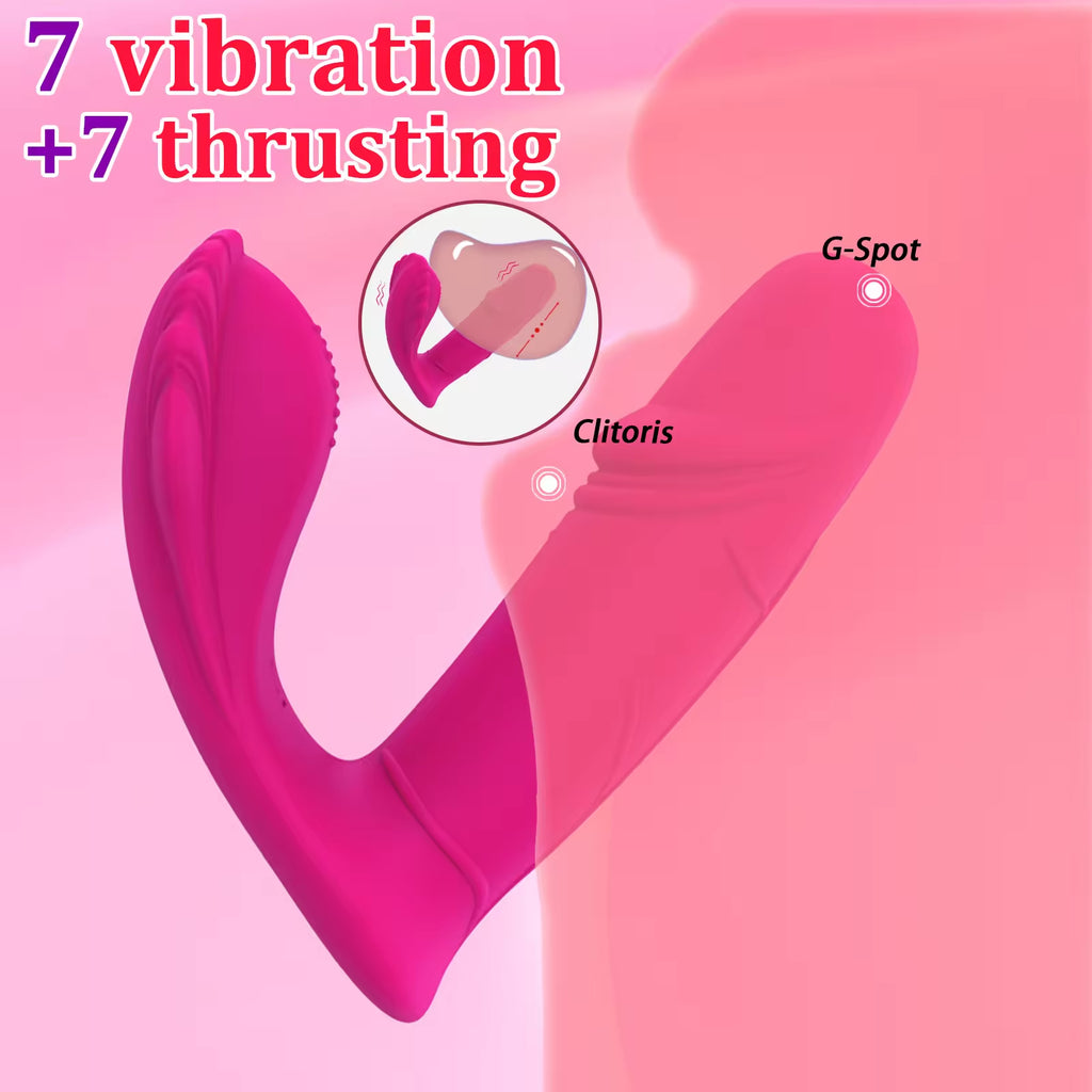Remote Control Female Wearable Dildo Vibrator for Women Vaginal Stimulation Adult Sex Toys Panties Vibrating Adult Toys for Women