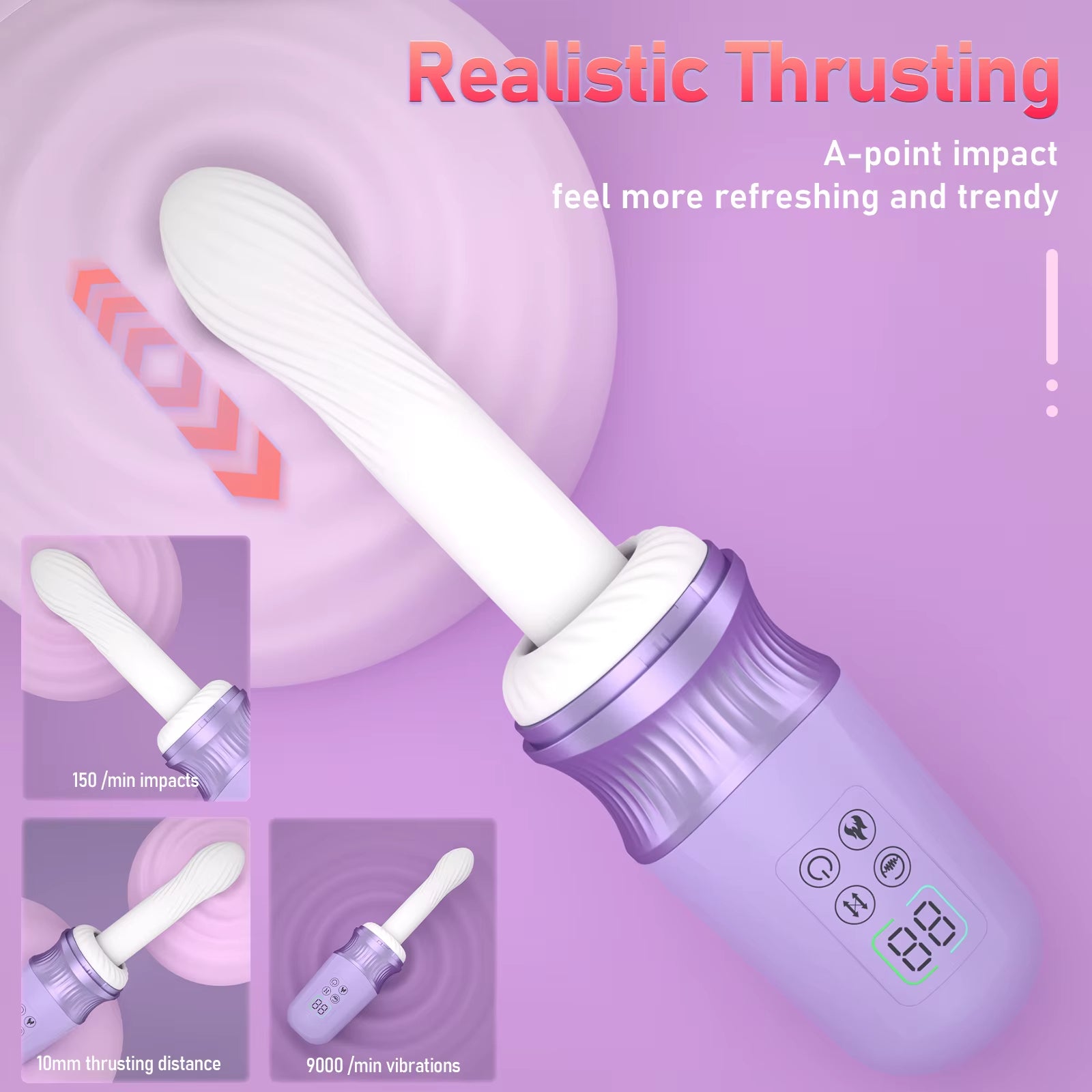APP Control Sex Toy Machine for Women 7 Vibration Modes Sex Toy Machine Heating Dildo Vibrator Sex Toys for Women Adult Toys