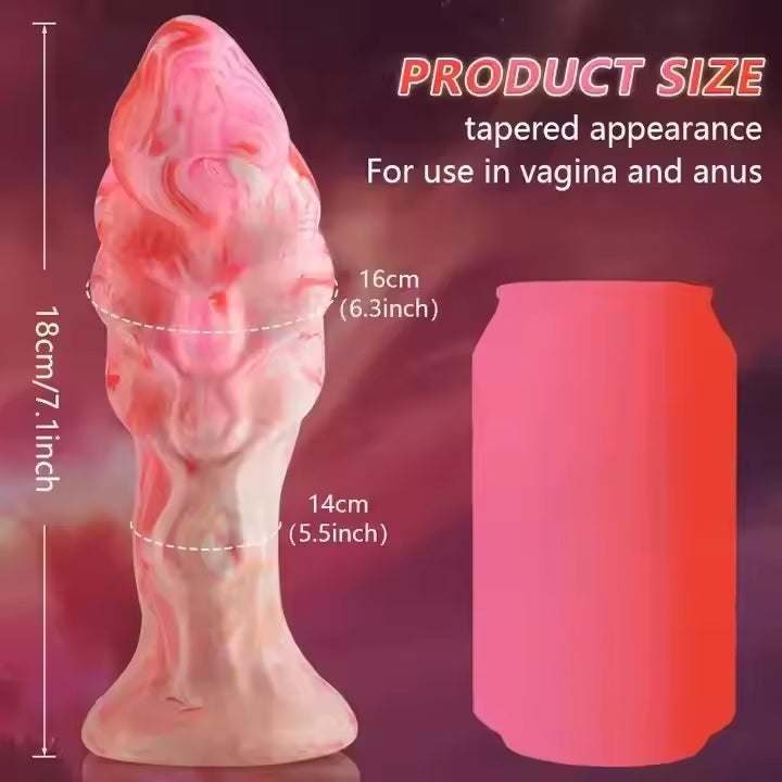 7.1 Inch Monster Big Dildo Liquid Silicone Huge Dildo Adult Sex Toys Dragon Dildo Vaginal and Anal Stimulator Sex Toy for Women
