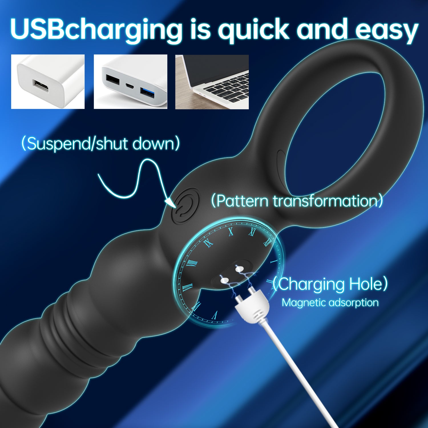 APP Control Anal Plug Vibrator for Women 10 Frequency Vibration and Telescoping Sex Toy Anal Plug Vibrator Sex Toys for Woman