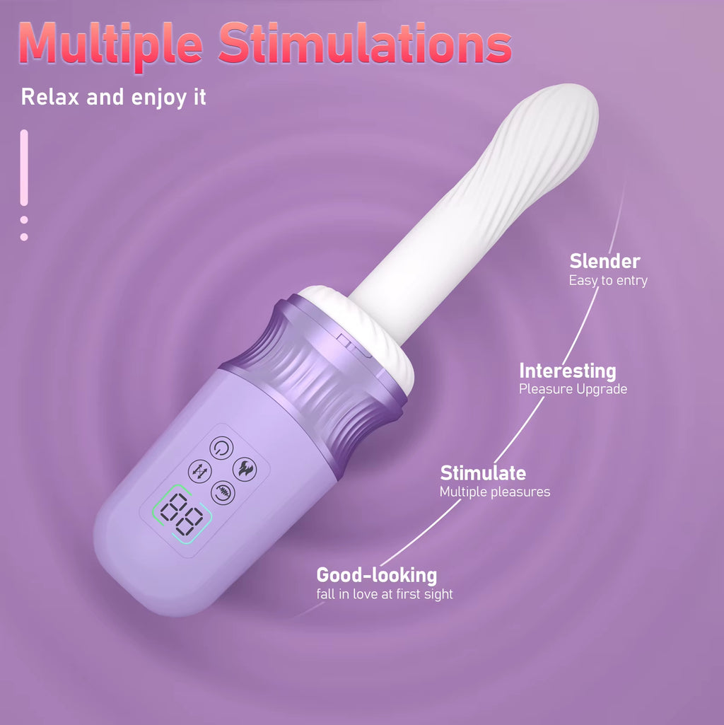 APP Control Sex Toy Machine for Women 7 Vibration Modes Sex Toy Machine Heating Dildo Vibrator Sex Toys for Women Adult Toys