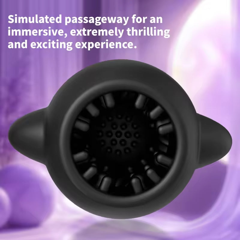 Electric Handheld Silicone Male Masturbation Cup 10 Frequency Vibration Adult Sex Toy Male Masturbation for Men Adult Toys