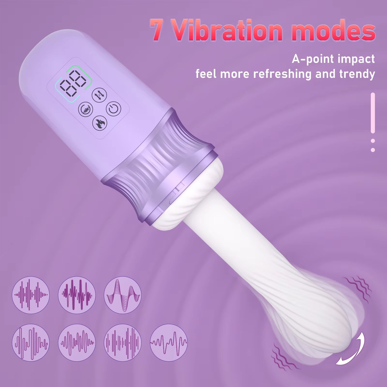 APP Control Sex Toy Machine for Women 7 Vibration Modes Sex Toy Machine Heating Dildo Vibrator Sex Toys for Women Adult Toys