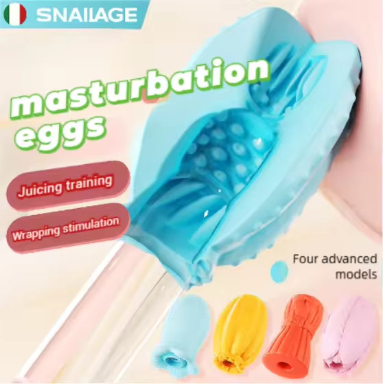 Realistic Silicone Vagina Masturbation Eggs Sex Toy Male Masturbator Vagina Pocket Pussy Masturbation Cup Adult Toys