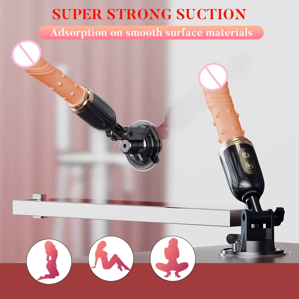 Wireless Remote Control Sex Machine for Women Masturbation 10 Frequency Vibration Heating Dildo Vibrator Sex Toys for Women
