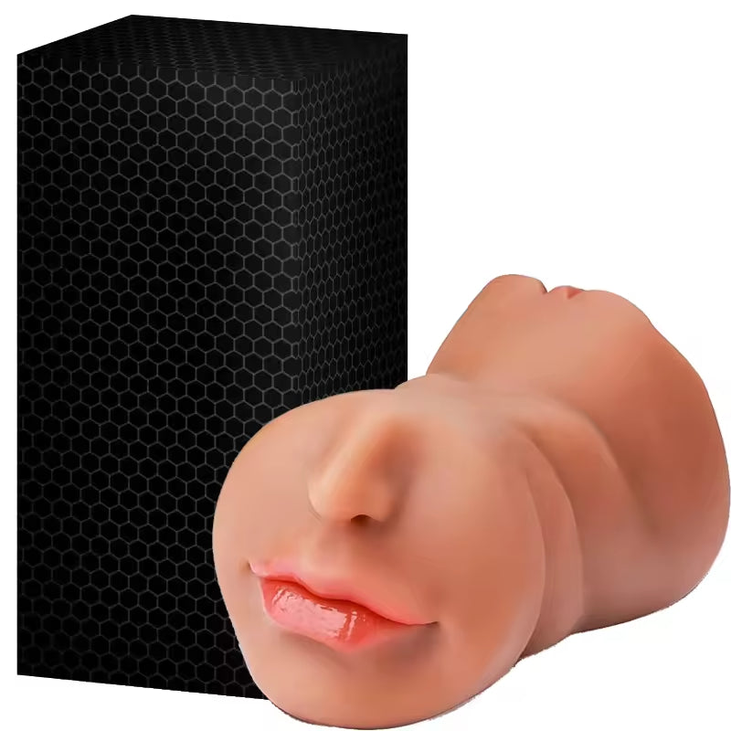 Artificial 3 in 1 Male Masturbator Pocket Pussy TPE Vagina Adult Sex Pussy Toys Masturbation Cup Adult Toys