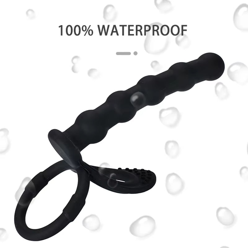 Silicone Cock Ring for Men Male Prostate Adult Sex Toys Anal Plug Penis Ring Extender Cock Rings Sex Toys for Men