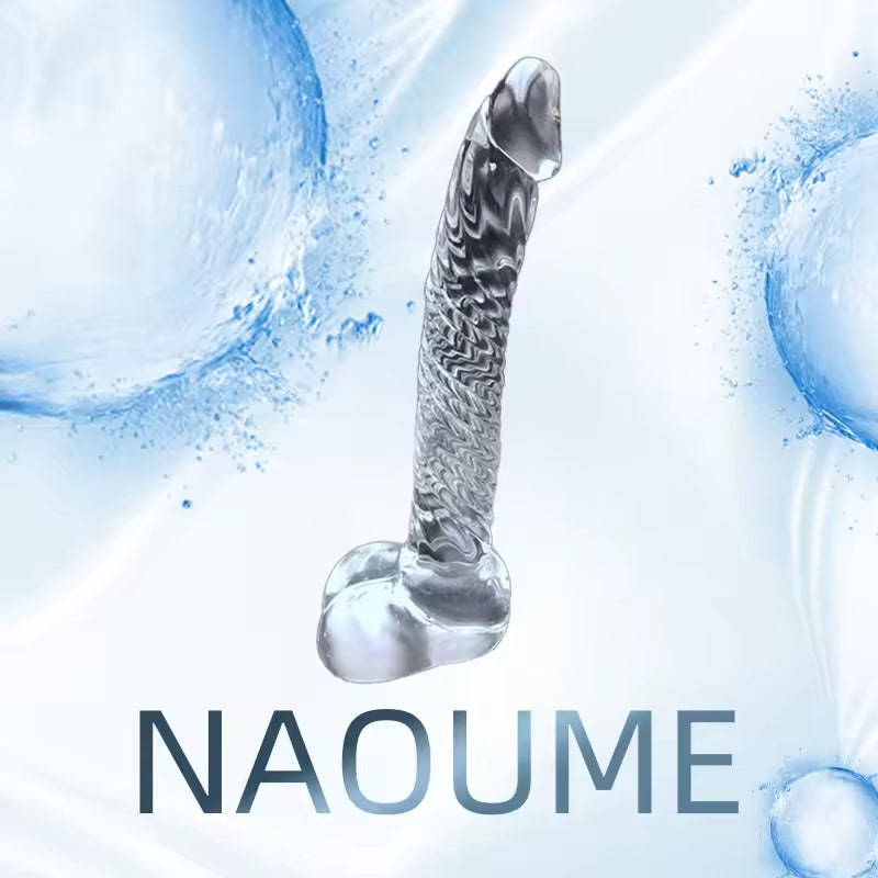 Clitoris Stimulator G Spot Glass Dildo Anal Plug Female Masturbation Vagina Stimulator Self-Pleasure Adult Toys for Women