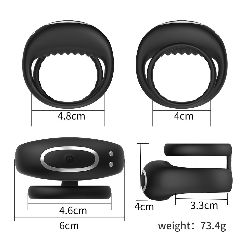 Male Wireless Remote Control and APP Control Vibrating Cock Ring Prostate Silicone Vibrator Penis Ring Sex Toys for Men Adult Toys